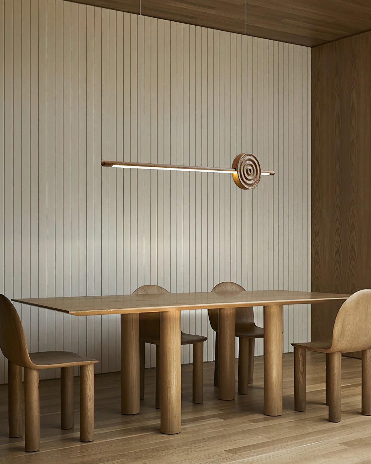 Bracketh Wood Chandelier-Moonnatur