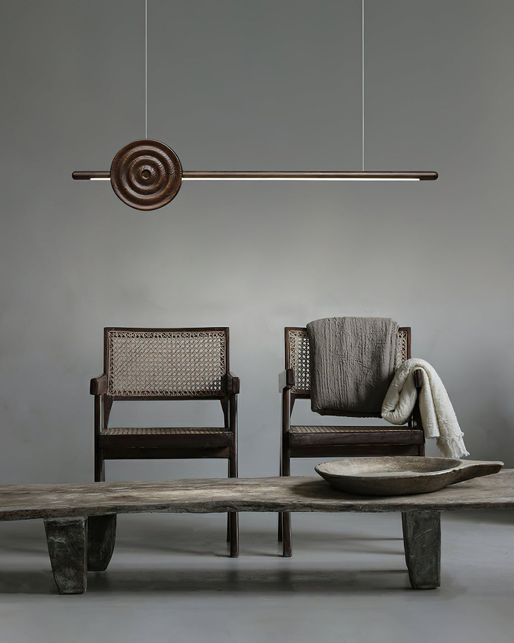 Bracketh Wood Chandelier-Moonnatur