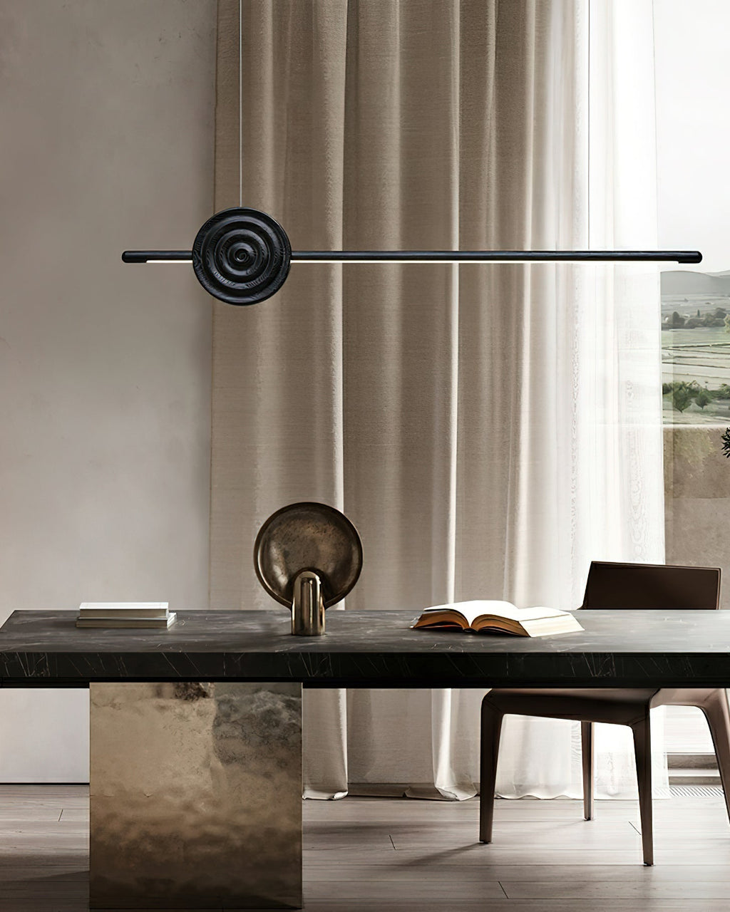 Bracketh Wood Chandelier-Moonnatur