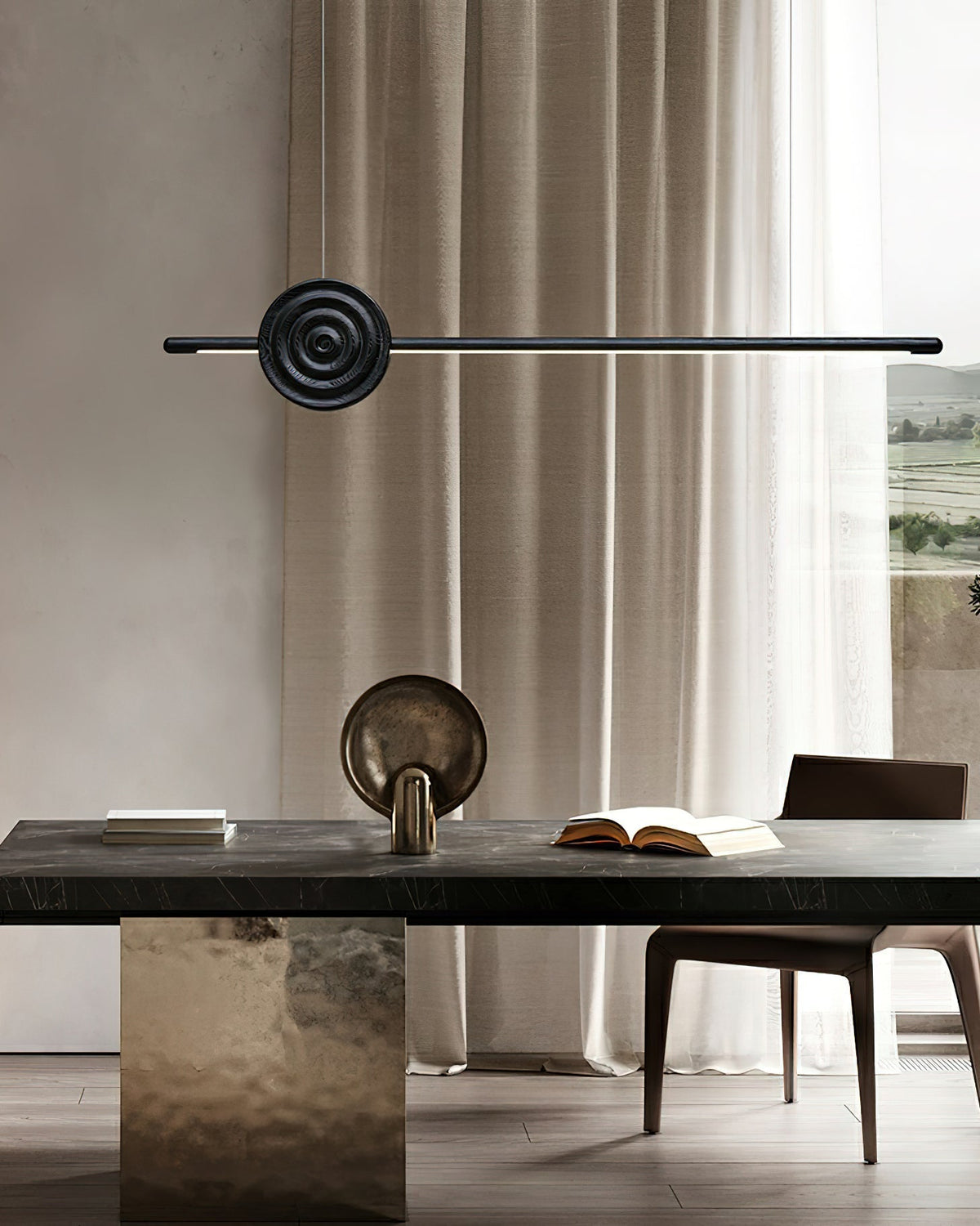 Bracketh Wood Chandelier-Moonnatur