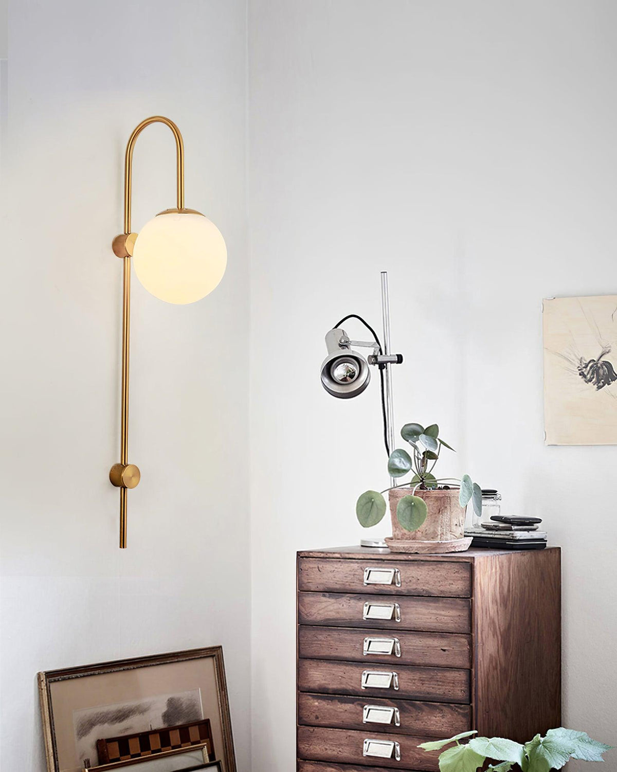 Odenara Glass Wall Light-Moonnatur