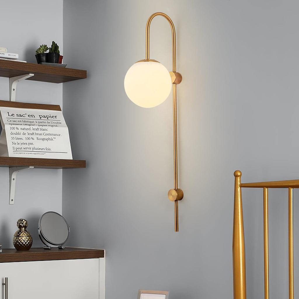 Odenara Glass Wall Light-Moonnatur