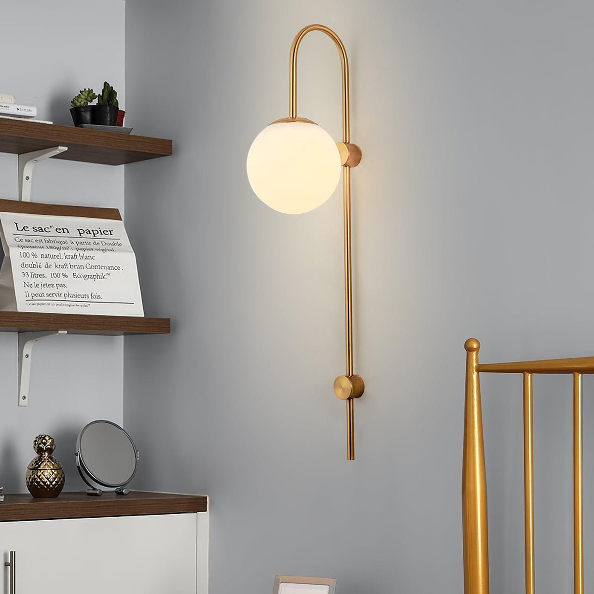 Odenara Glass Wall Light-Moonnatur