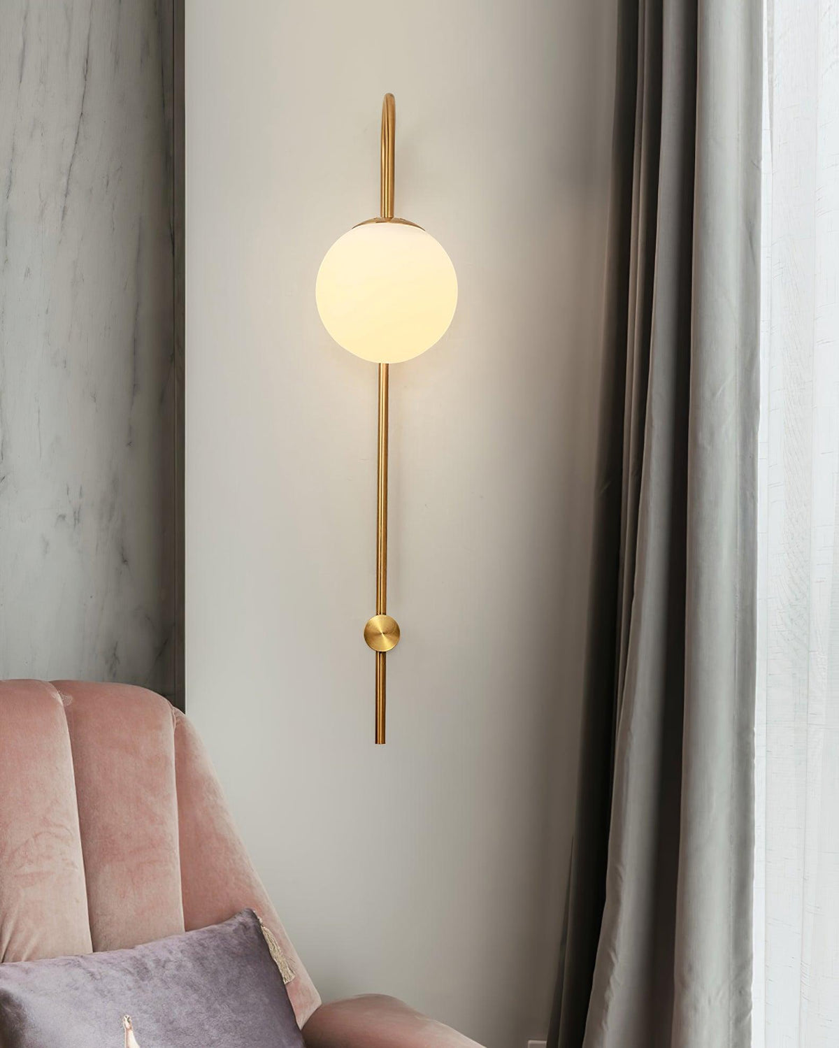 Odenara Glass Wall Light-Moonnatur