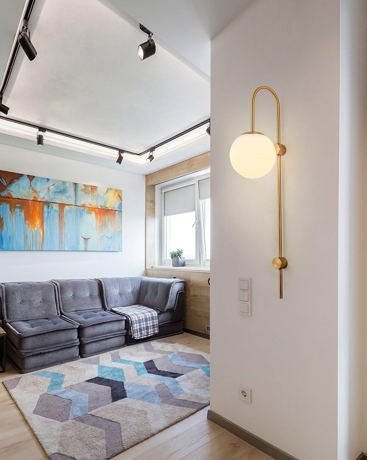 Odenara Glass Wall Light-Moonnatur