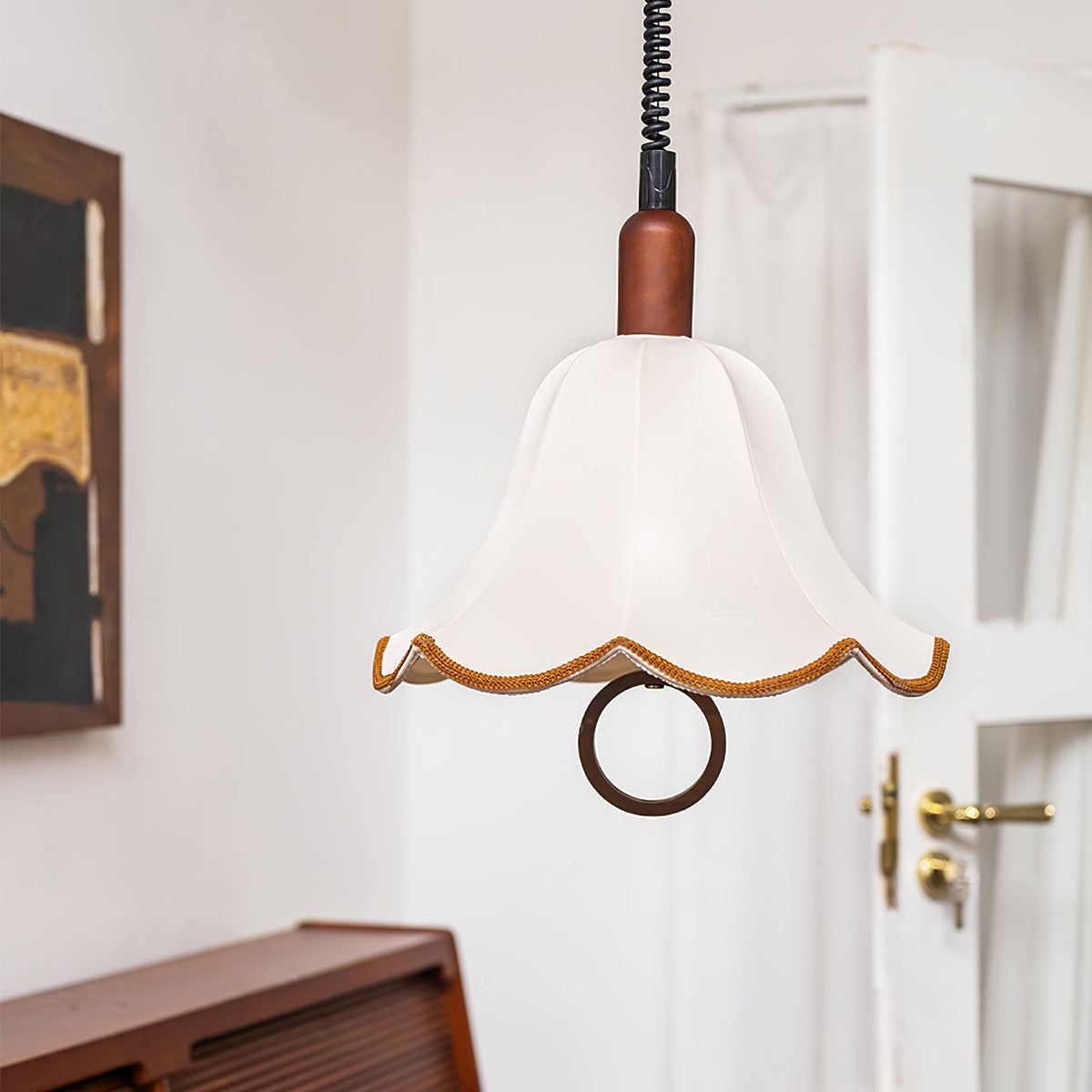 Osterniel Fabric Pendant Light-Moonnatur