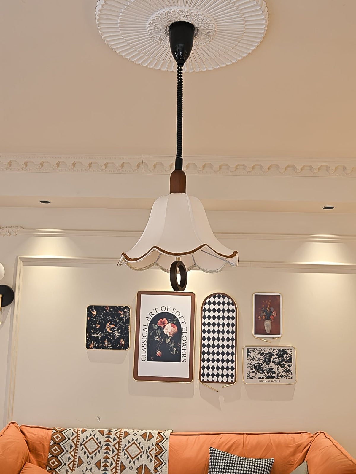 Osterniel Fabric Pendant Light-Moonnatur
