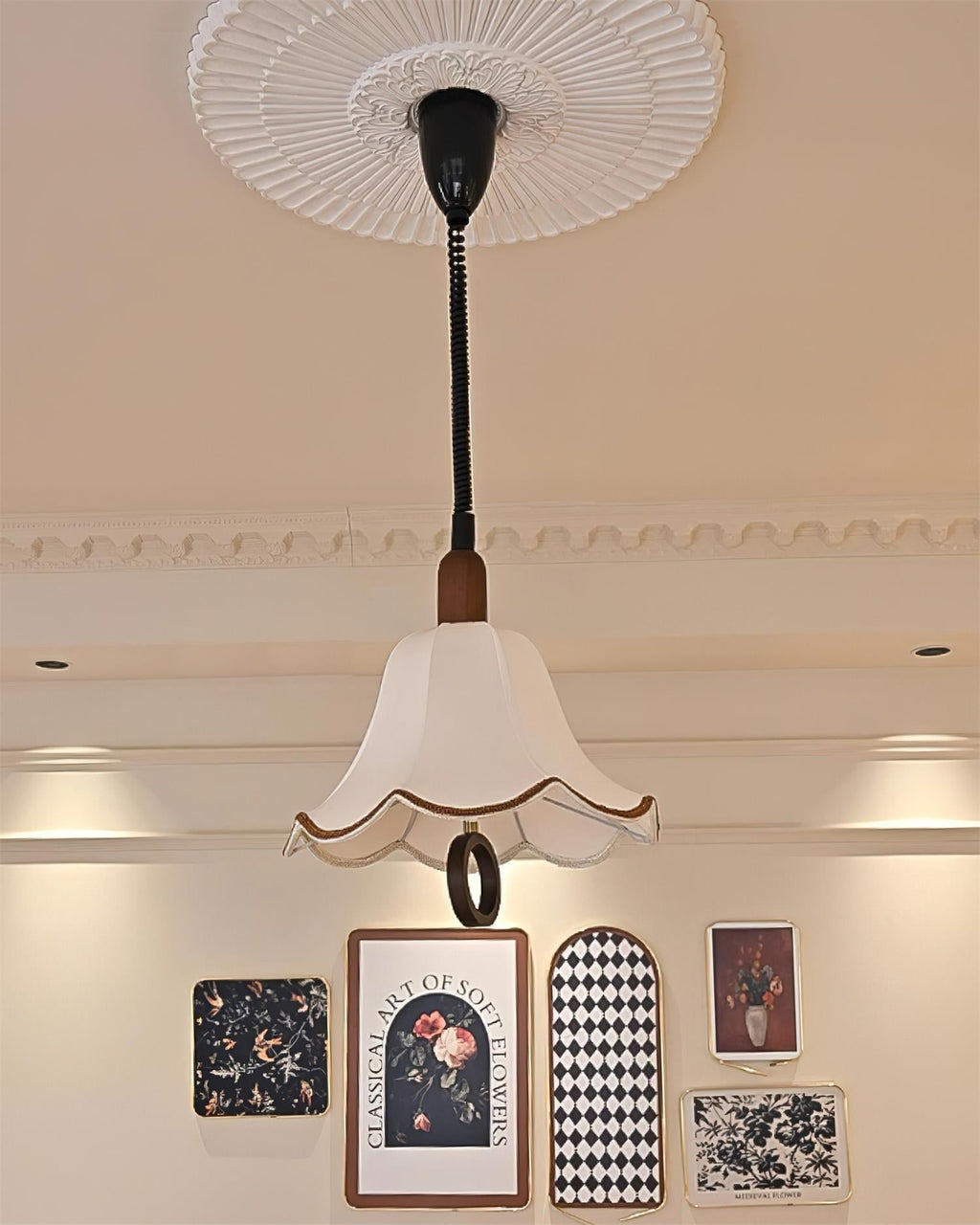 Osterniel Fabric Pendant Light-Moonnatur