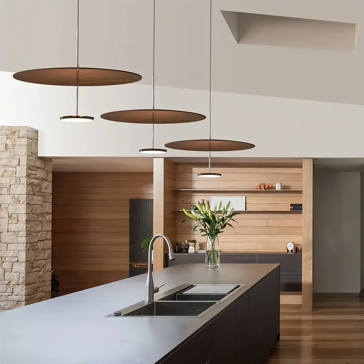 Brieriel Aluminium Pendant Light-Moonnatur