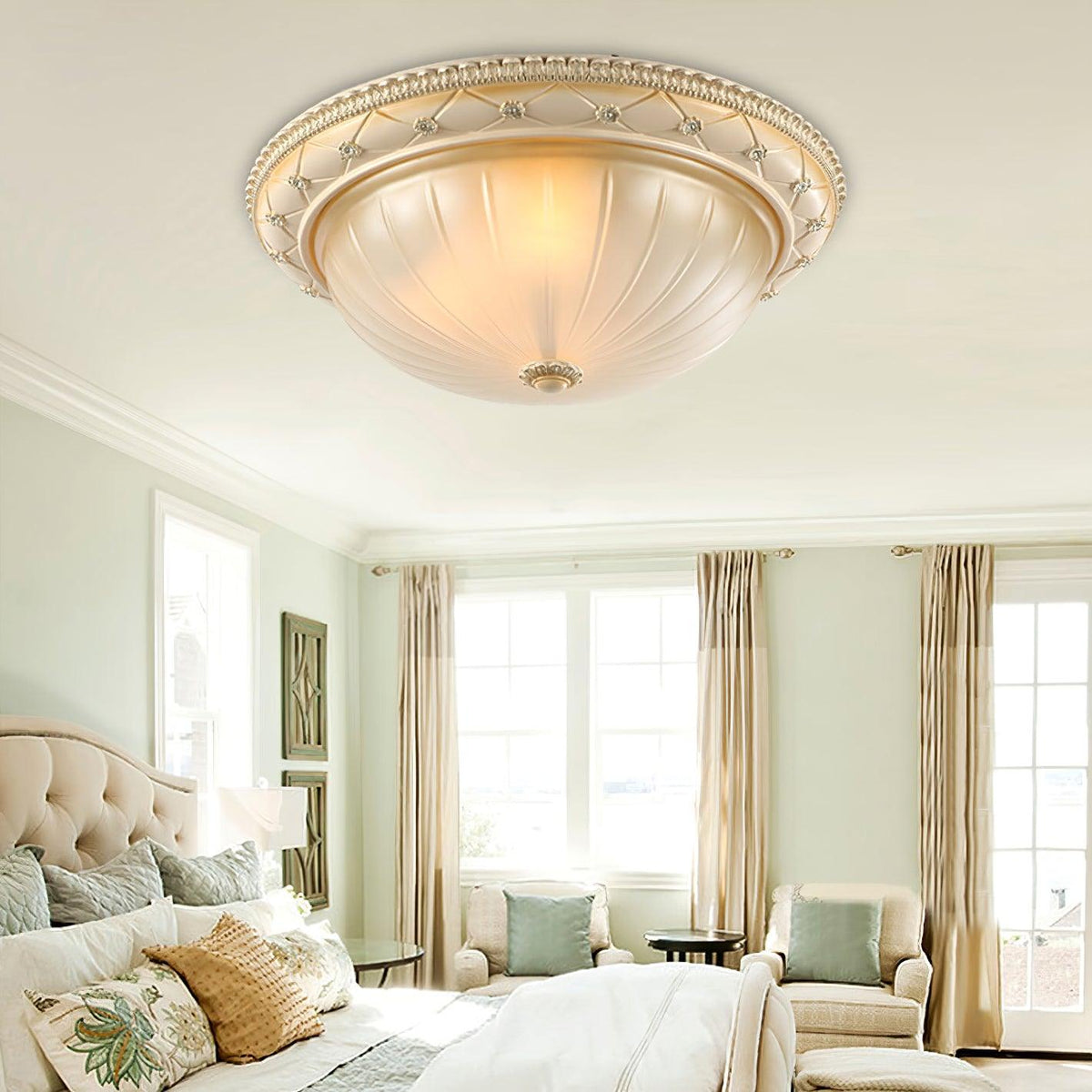 Tarenera Glass Ceiling Light-Moonnatur