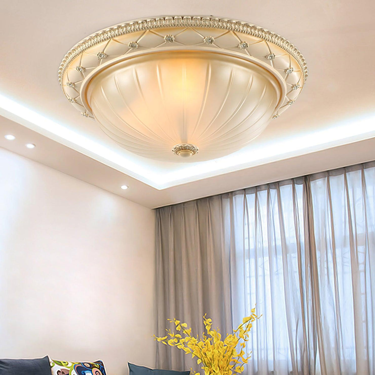 Tarenera Glass Ceiling Light-Moonnatur