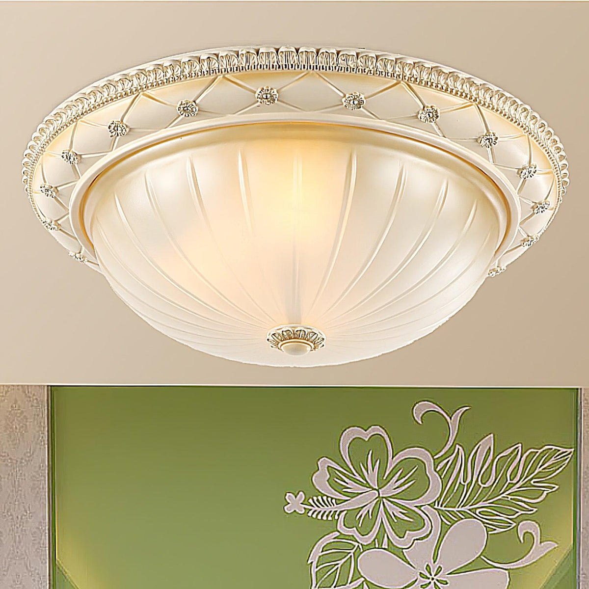 Tarenera Glass Ceiling Light-Moonnatur