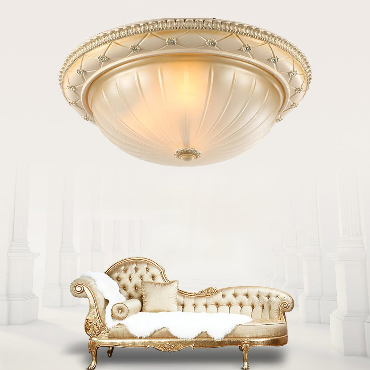 Tarenera Glass Ceiling Light-Moonnatur
