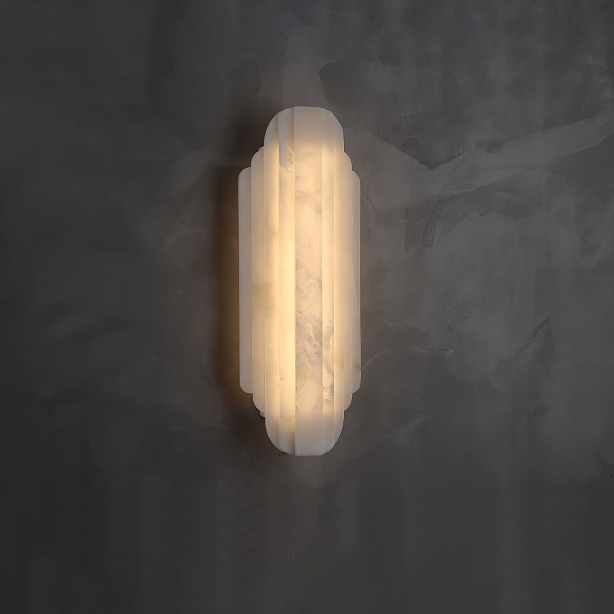 Tildenevia Alabaster Wall Light-Moonnatur