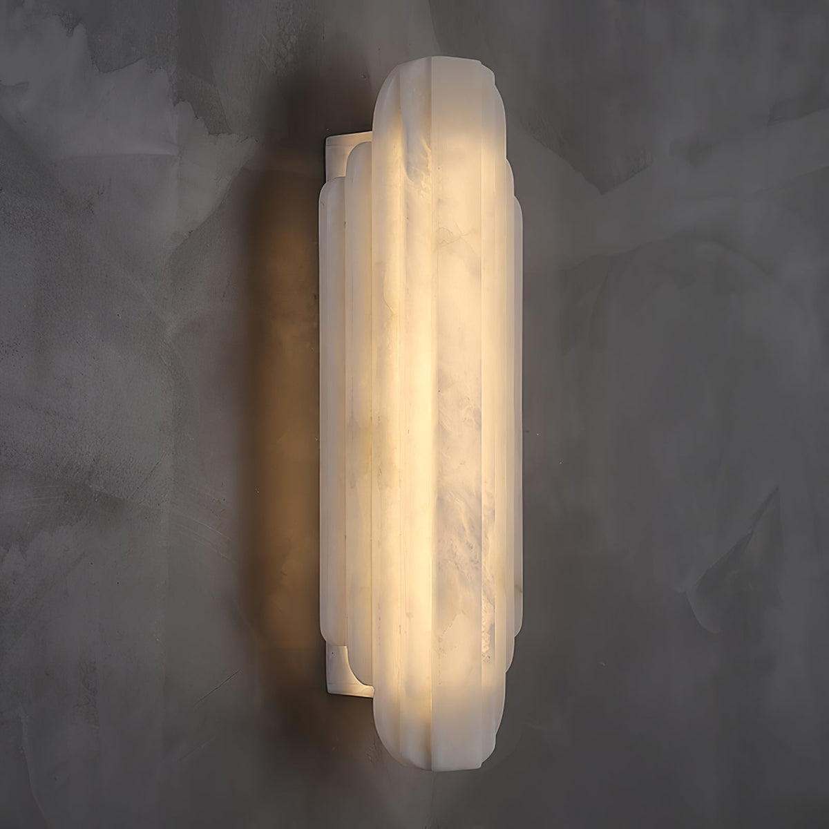 Tildenevia Alabaster Wall Light-Moonnatur