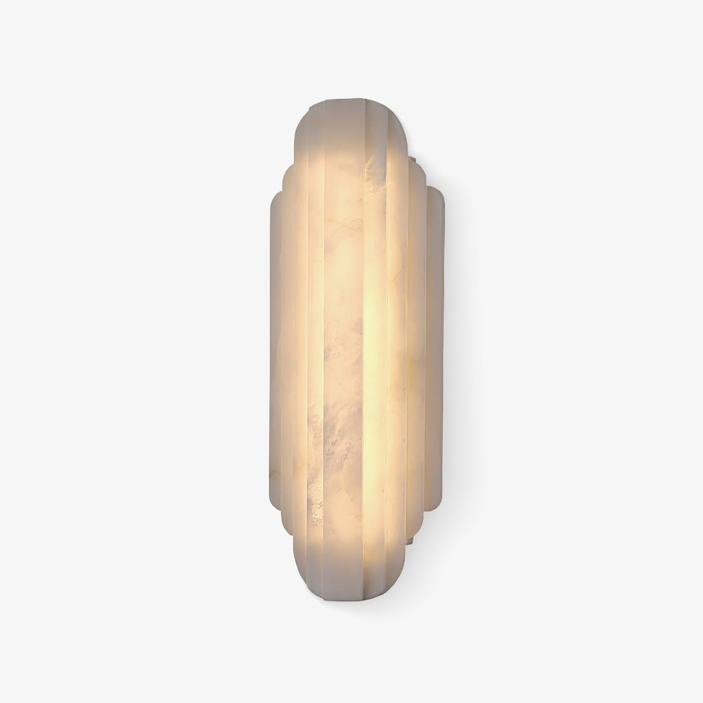 Tildenevia Alabaster Wall Light-Moonnatur