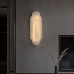Tildenevia Alabaster Wall Light-Moonnatur