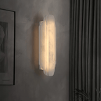 Tildenevia Alabaster Wall Light-Moonnatur