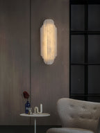Tildenevia Alabaster Wall Light-Moonnatur