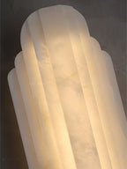 Tildenevia Alabaster Wall Light-Moonnatur