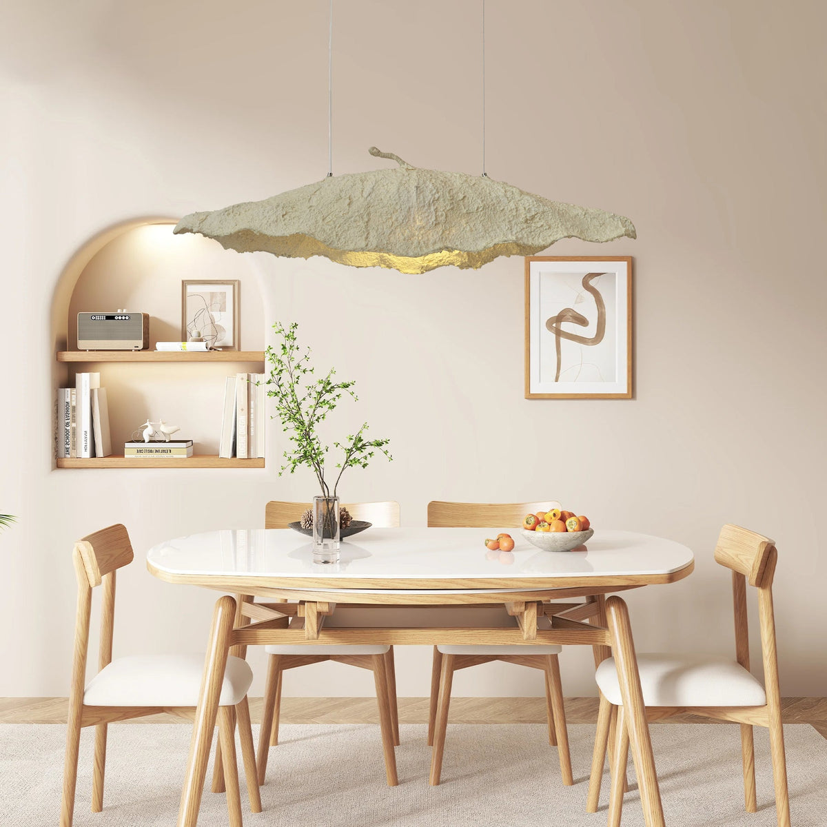 Calenena Paper Pendant Light-Moonnatur