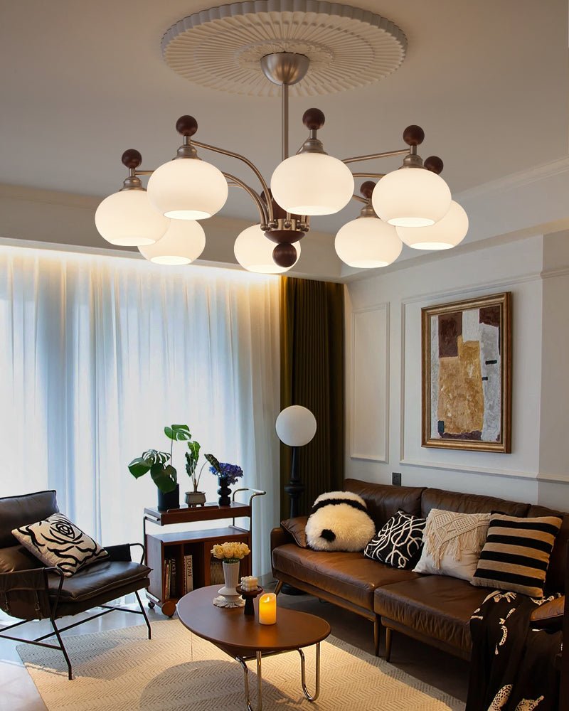 Iverara Glass Chandelier-Moonnatur