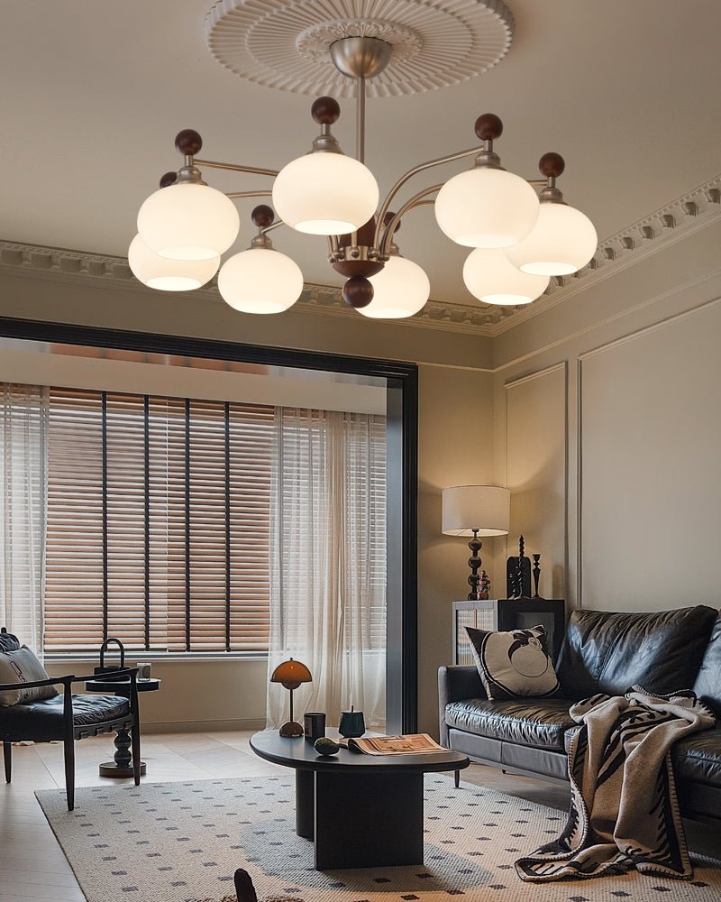 Iverara Glass Chandelier-Moonnatur