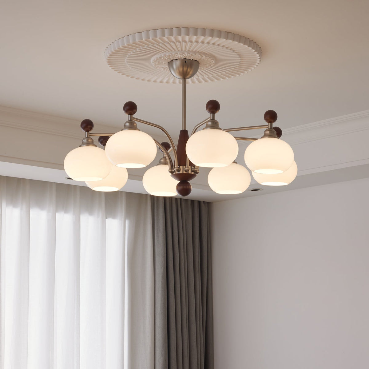 Iverara Glass Chandelier-Moonnatur