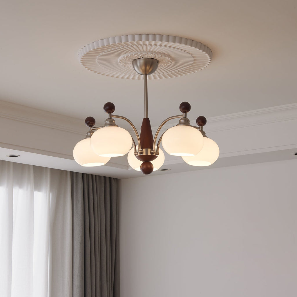 Iverara Glass Chandelier-Moonnatur