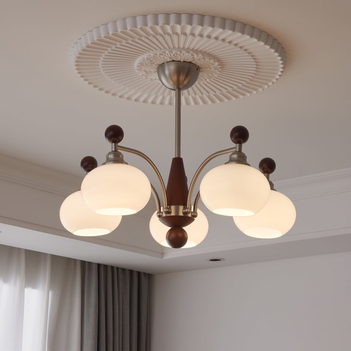 Iverara Glass Chandelier-Moonnatur