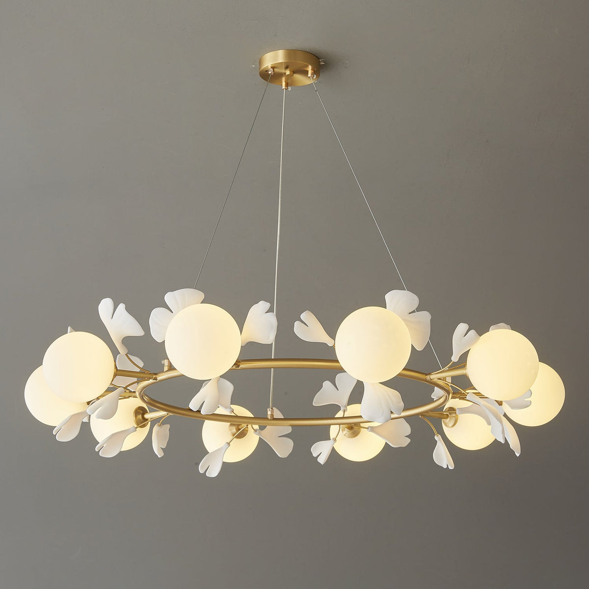 Galeniel Ceramic Chandelier-Moonnatur