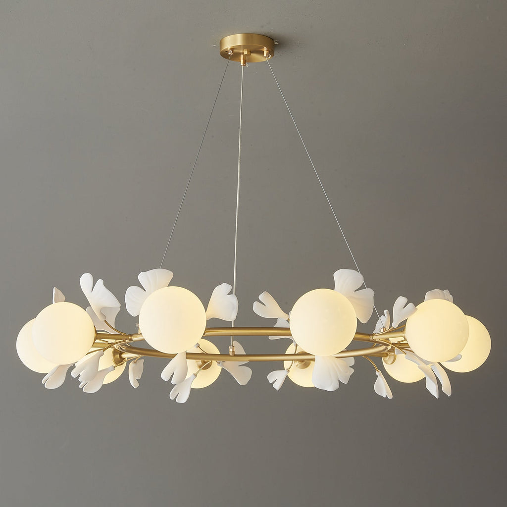 Galeniel Ceramic Chandelier-Moonnatur