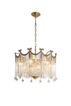 Yunaria Glass Chandelier-Moonnatur