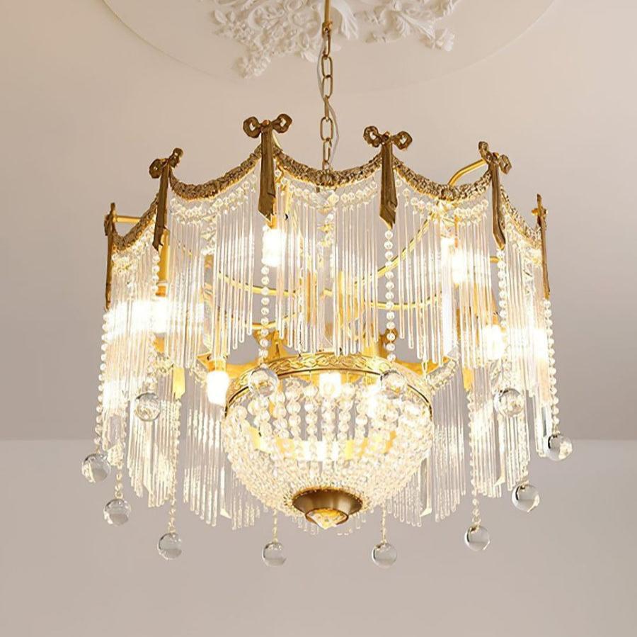 Yunaria Glass Chandelier-Moonnatur