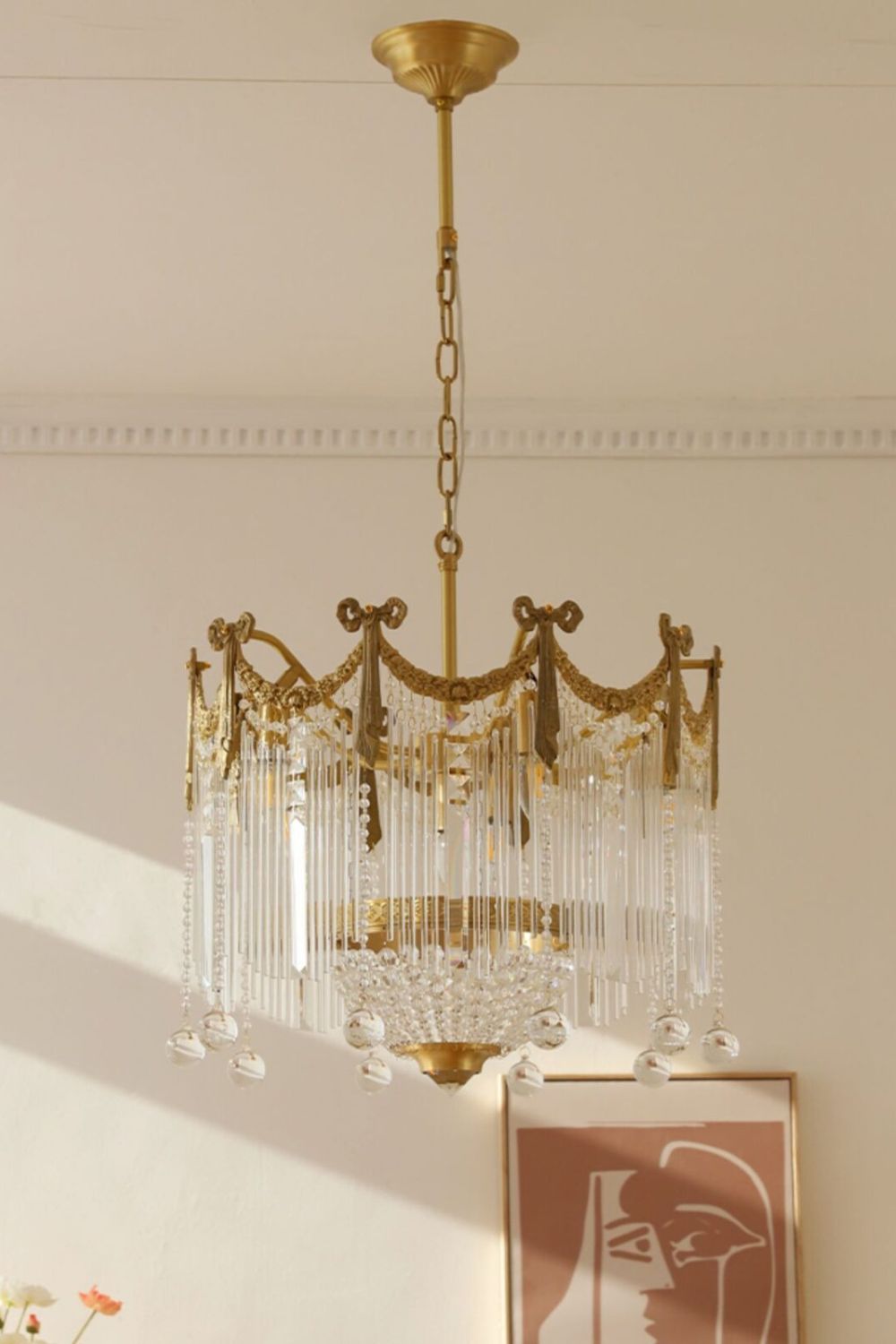 Yunaria Glass Chandelier-Moonnatur