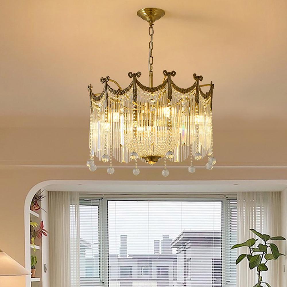 Yunaria Glass Chandelier-Moonnatur