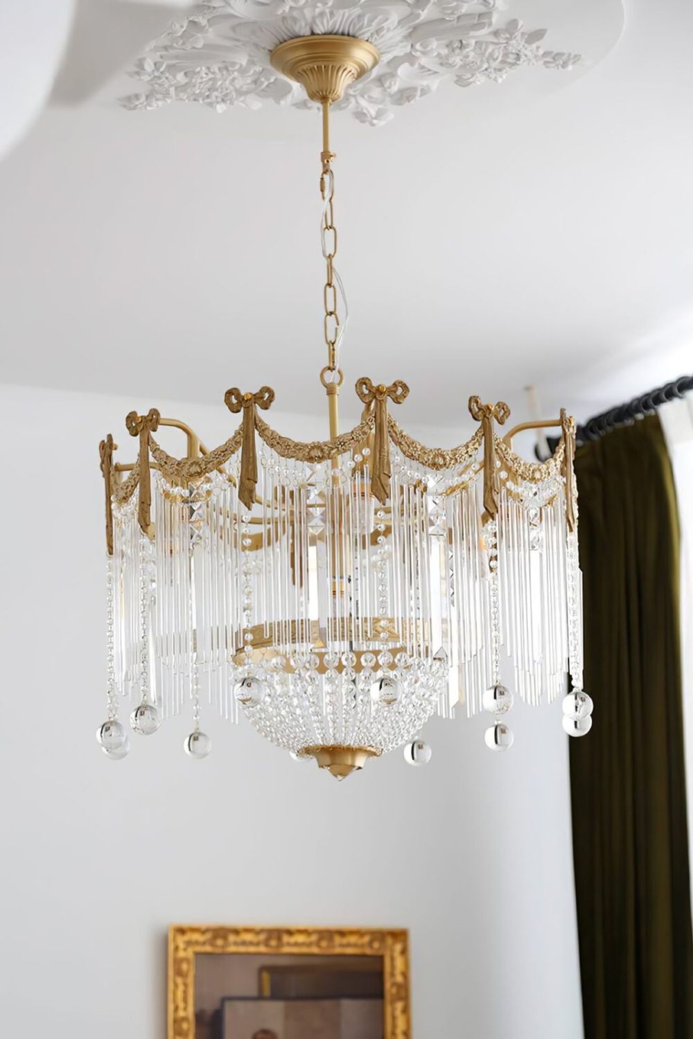 Yunaria Glass Chandelier-Moonnatur