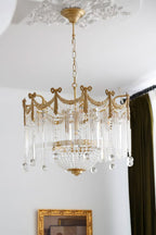 Yunaria Glass Chandelier-Moonnatur