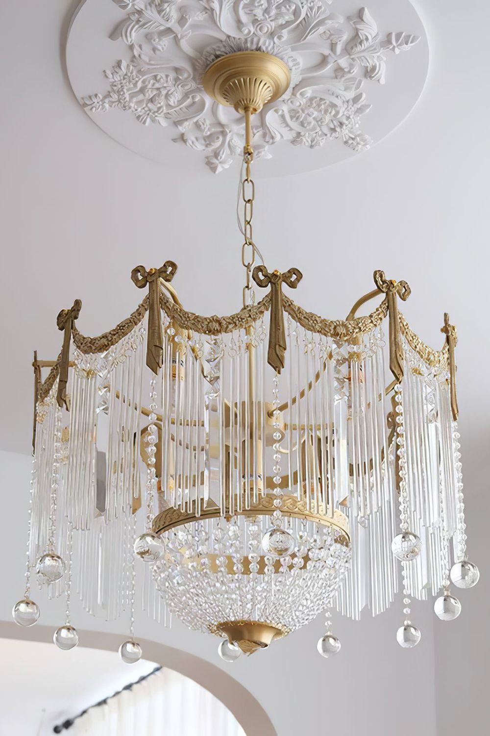 Yunaria Glass Chandelier-Moonnatur