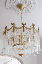 Yunaria Glass Chandelier-Moonnatur