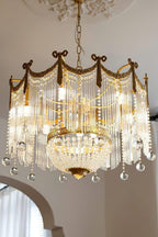 Yunaria Glass Chandelier-Moonnatur