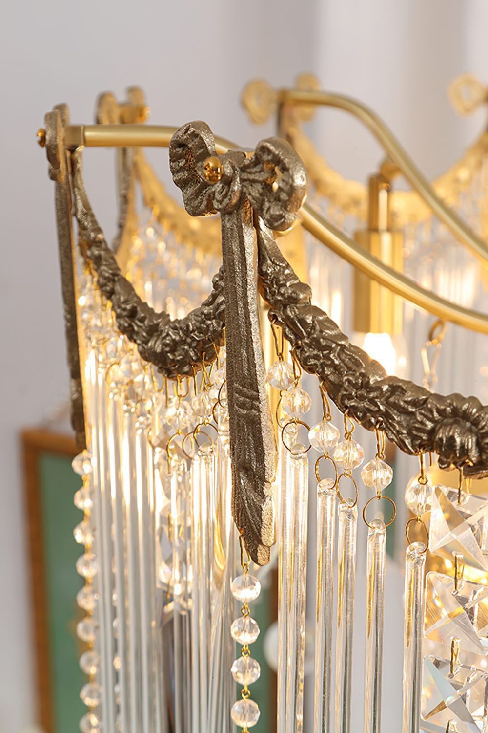 Yunaria Glass Chandelier-Moonnatur