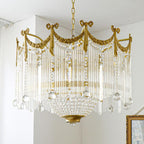 Yunaria Glass Chandelier-Moonnatur