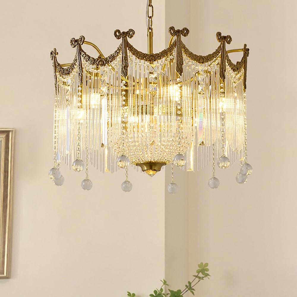 Yunaria Glass Chandelier-Moonnatur