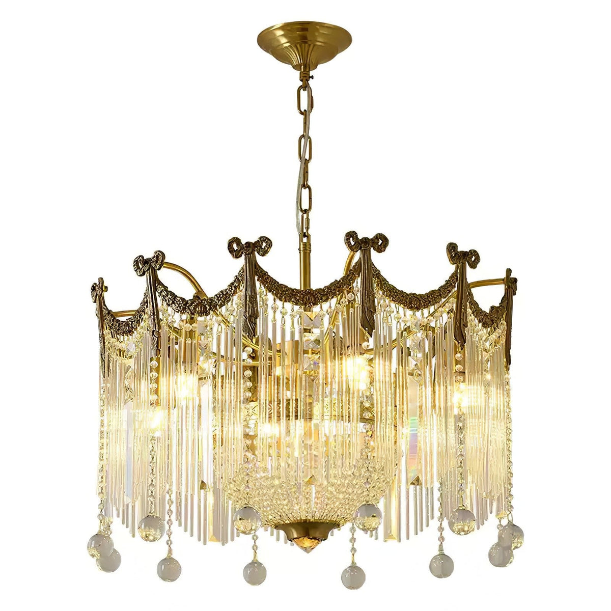 Yunaria Glass Chandelier-Moonnatur