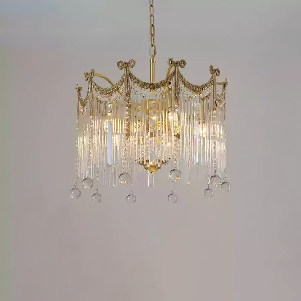 Yunaria Glass Chandelier-Moonnatur