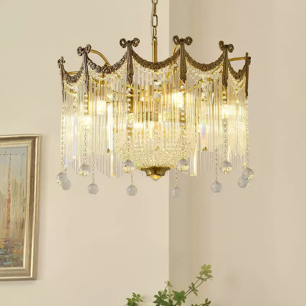 Yunaria Glass Chandelier-Moonnatur