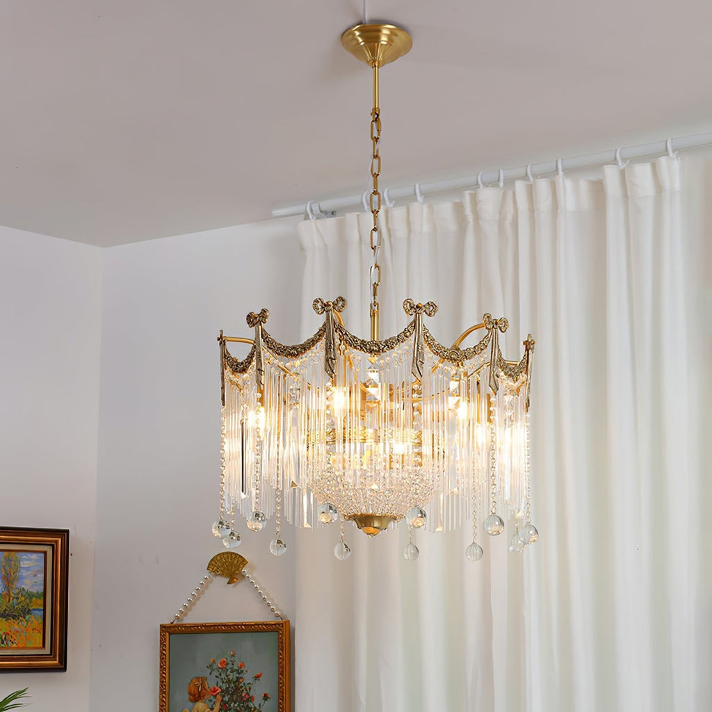 Yunaria Glass Chandelier-Moonnatur