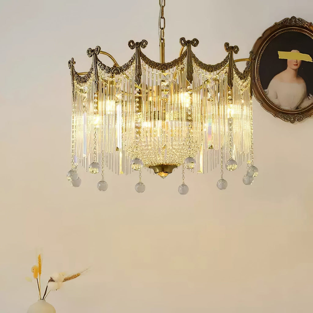 Yunaria Glass Chandelier-Moonnatur