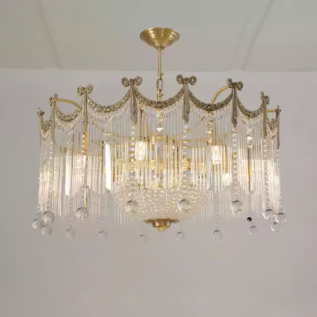 Yunaria Glass Chandelier-Moonnatur